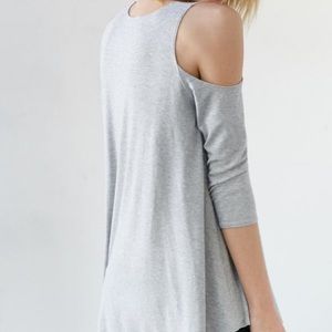 Kimchi Blue Tyra Cold Shoulder Tunic Top